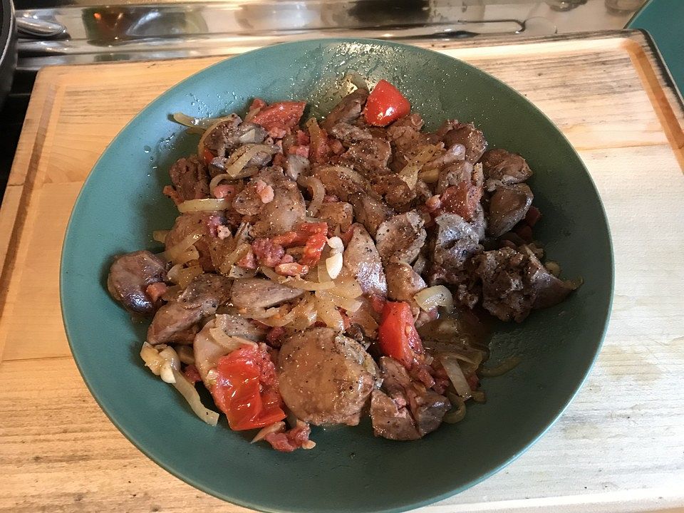 Fruchtige Tomaten-Leber von monikakao| Chefkoch