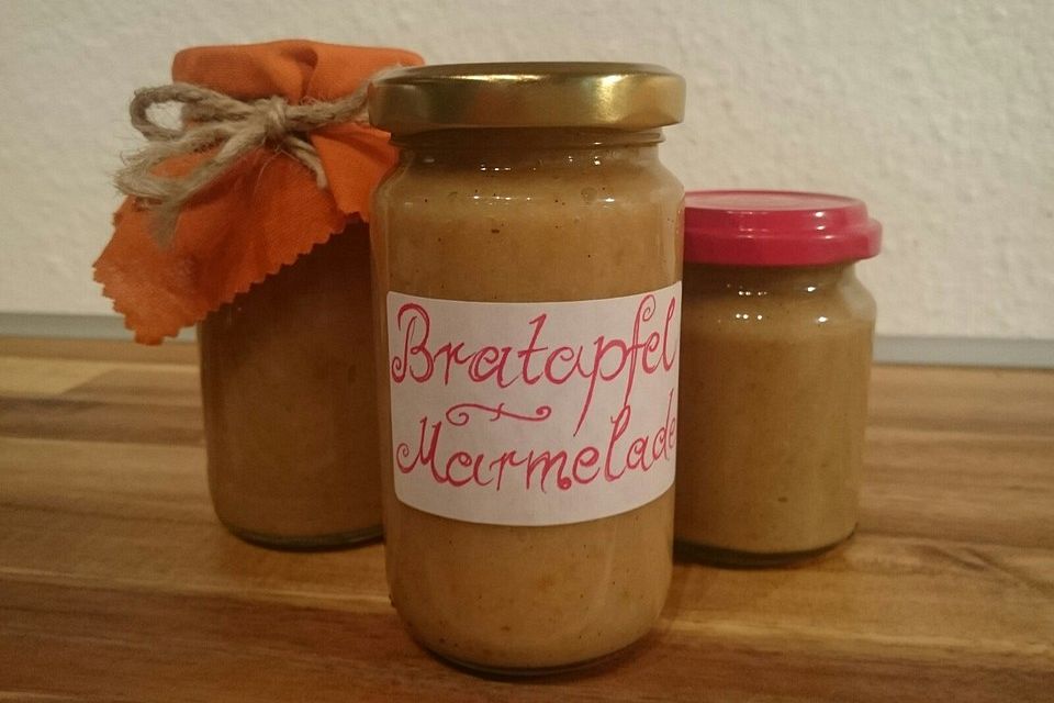 Bratapfel-Marzipan-Konfitüre