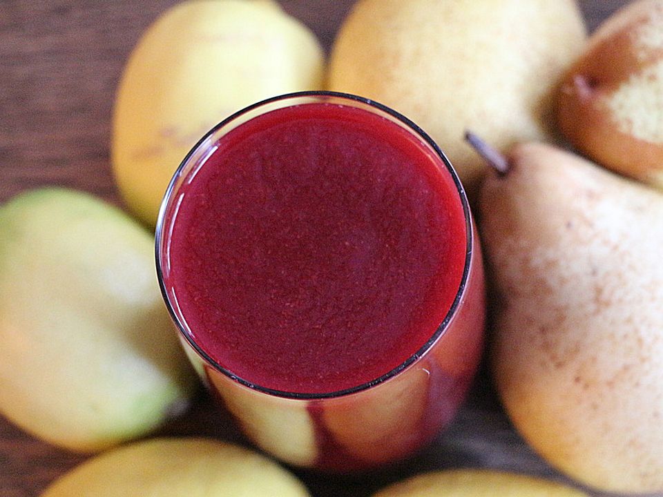 Rote Bete Birnen Smoothie Von Untrennbar Chefkoch