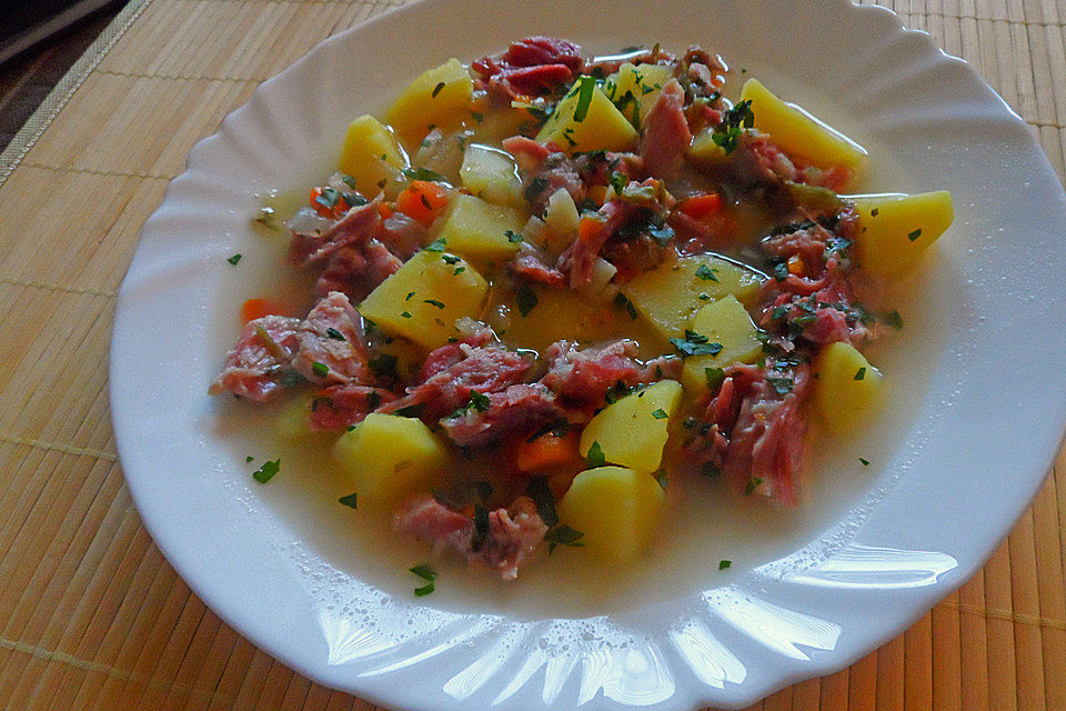 Eisbein-Kartoffel-Topf für "Eisbein-Feiglinge"