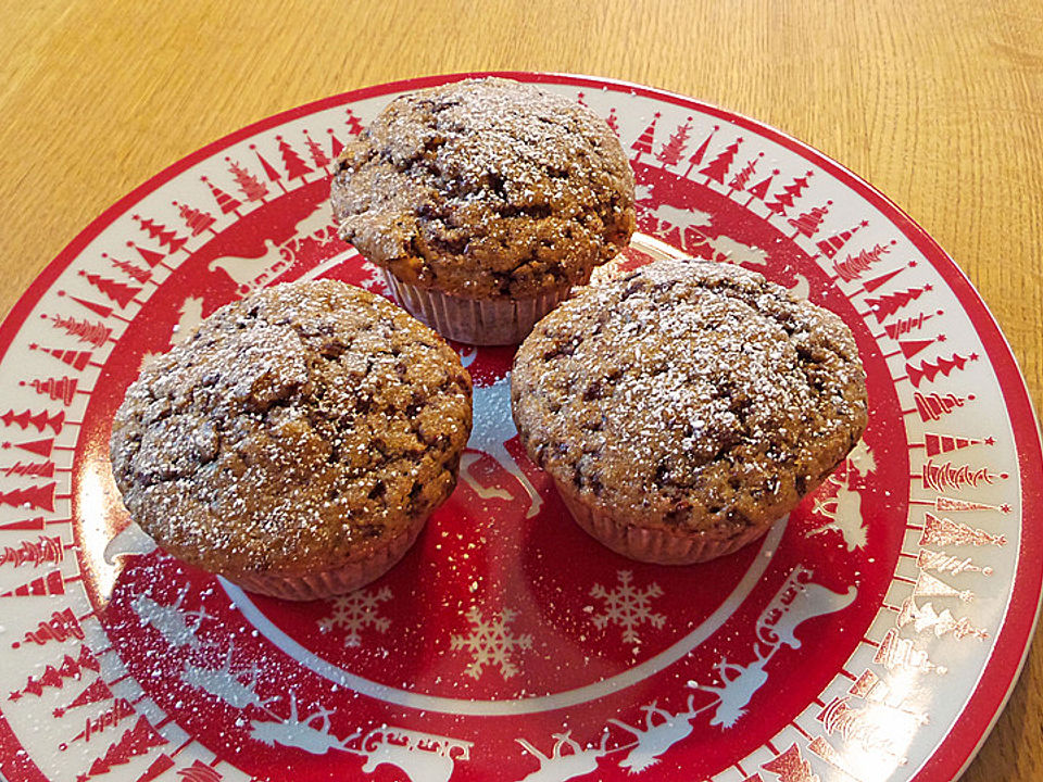 Weihnachts Muffins Mit Spekulatiusgewurz Von Strubbelsternchen Chefkoch