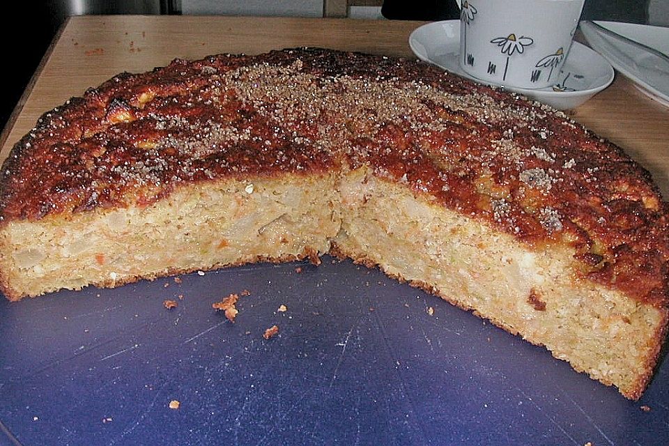 Möhren - Zucchini - Apfel - Kuchen