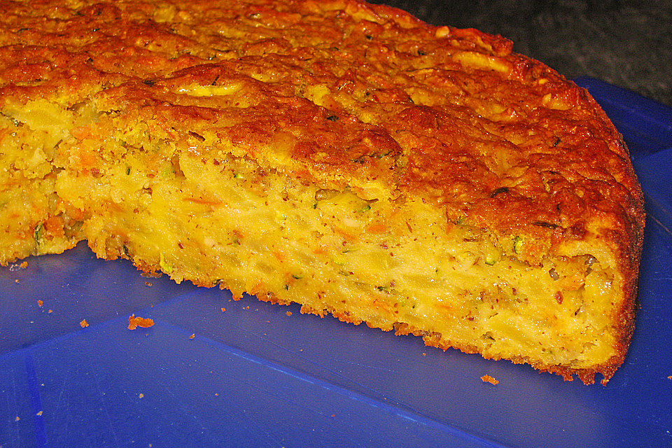 Möhren - Zucchini - Apfel - Kuchen