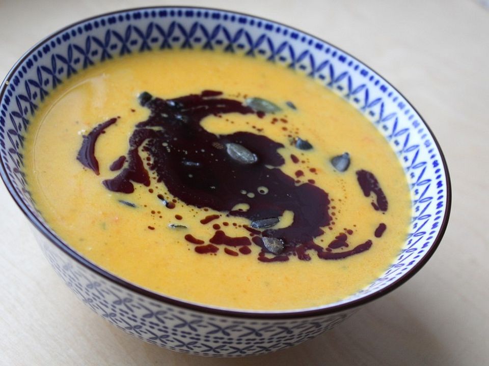 Kürbis-Süßkartoffel-Karotten-Pastinaken Suppe à la Katja von Shadowka ...