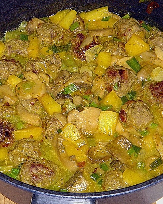 Curry - Reis Pfanne