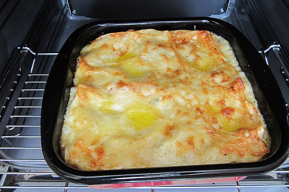 Spinat-Lachs-Lasagne à la Bernd