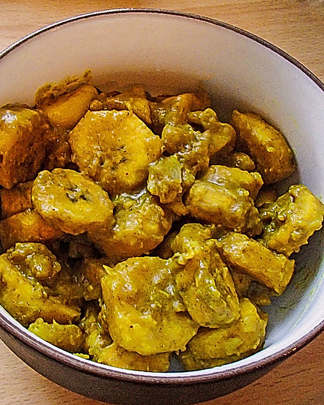 Bananen-Curry auf seychellische Art