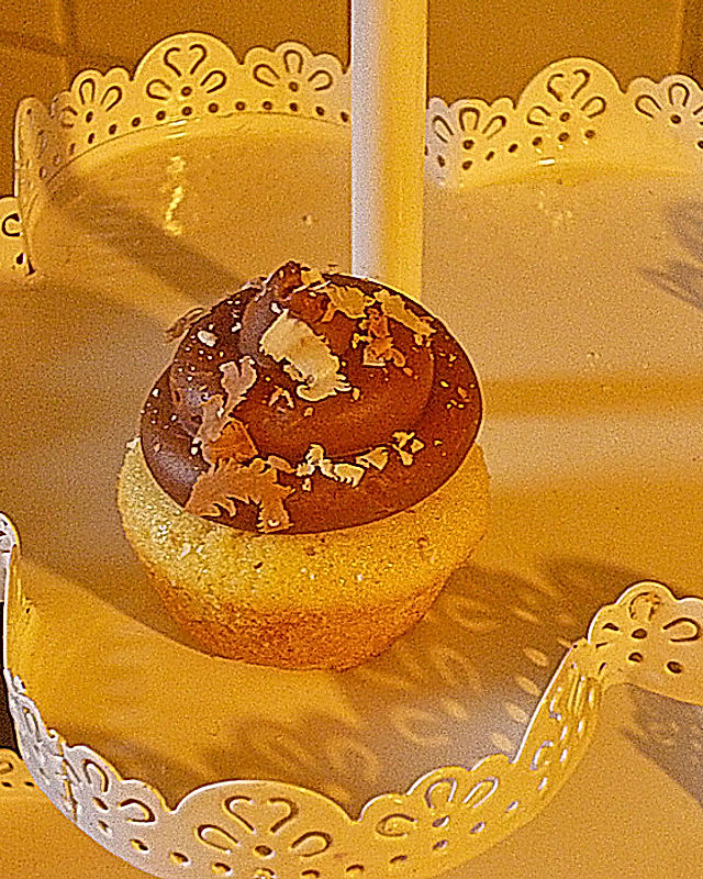 Nougat-Cupcakes mit Ganache