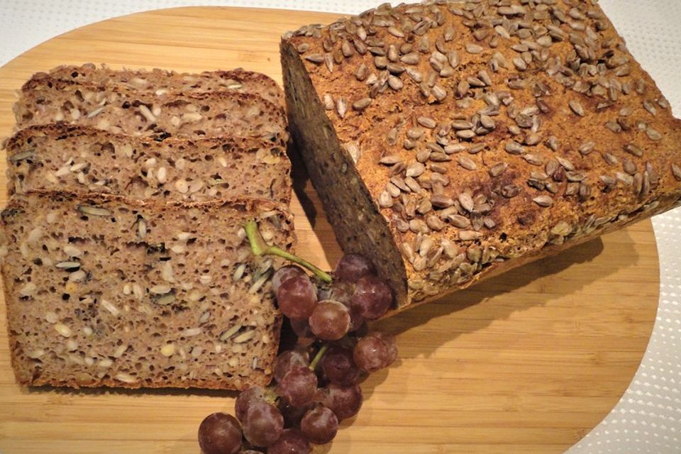 Vollkornmischbrot - Schnelles Brot im Topf