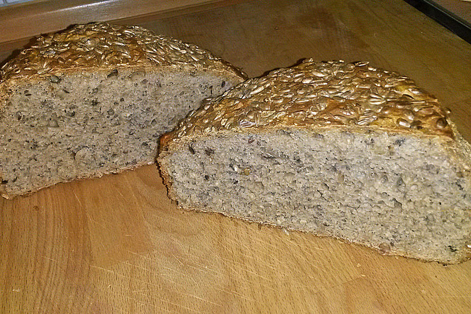 Vollkornmischbrot - Schnelles Brot im Topf