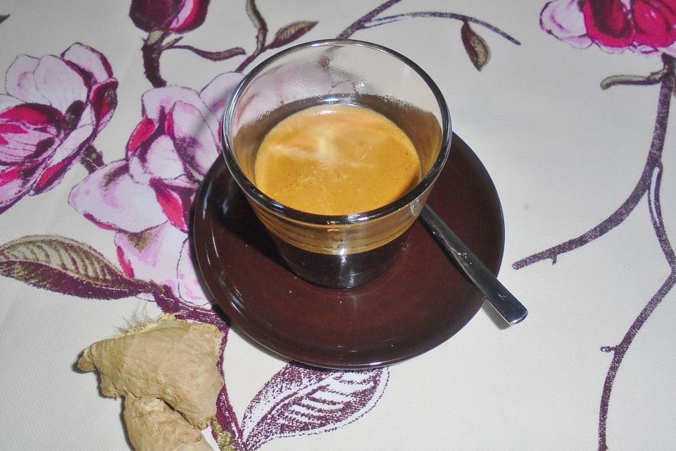 Ingwer-Honig-Espresso