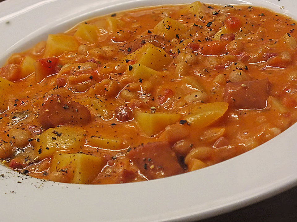 Bohneneintopf mit Speck und Tomaten von badegast1| Chefkoch