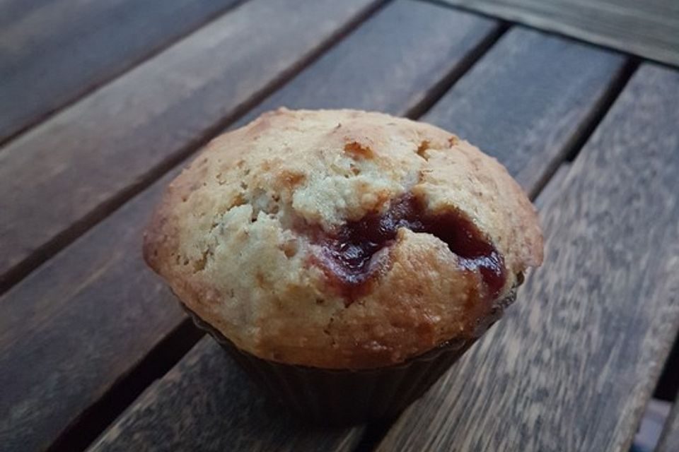 Himbeer - Marzipan - Muffins