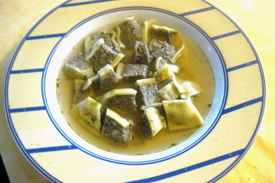 Maultaschen in der Brühe