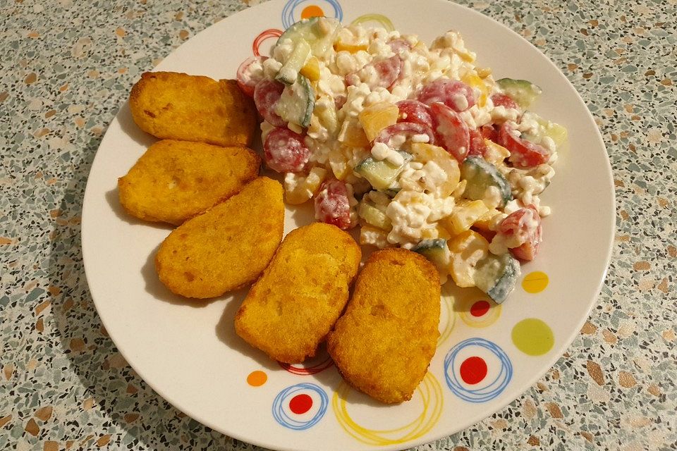 Frischkäsesalat