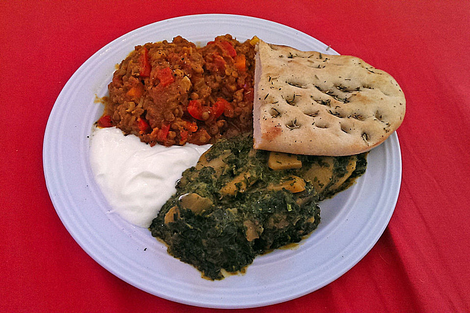 Fruchtige Currylinsen