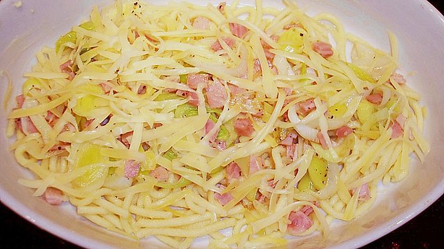 Spätzle - Lauch - Auflauf von ne_biene Spätzle - Lauch - Auflauf von ne_biene