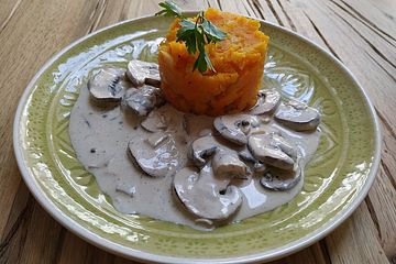 Kürbis-Kartoffel-Möhren-Stampf