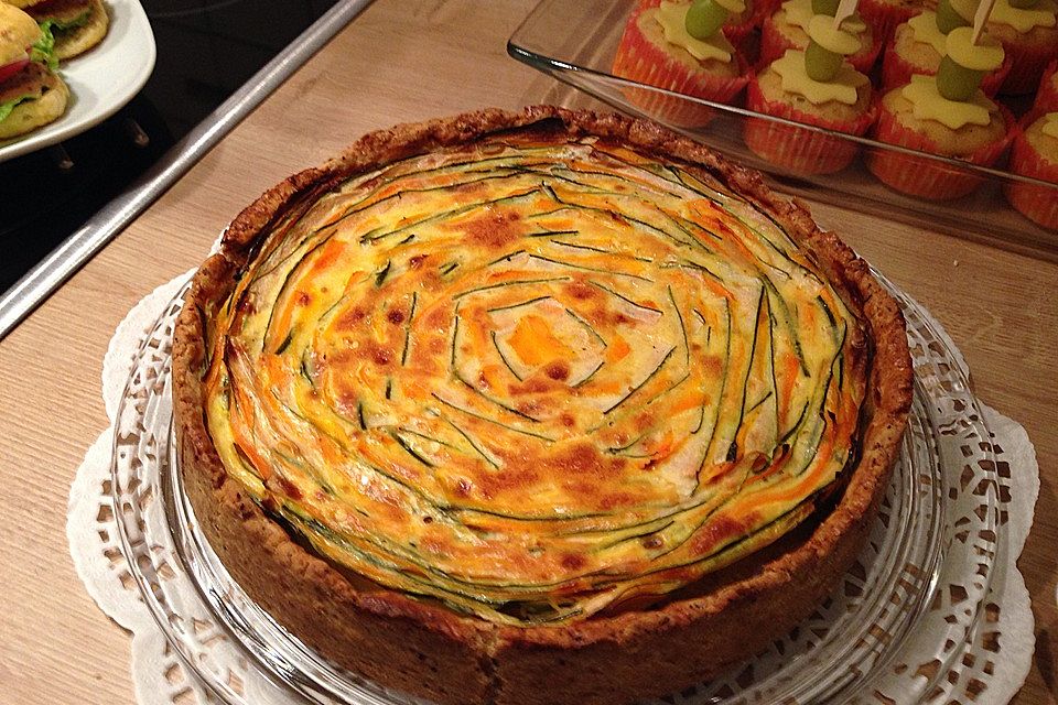 Zucchini-Möhren-Quiche