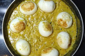 Indische Vindaloo-Eier