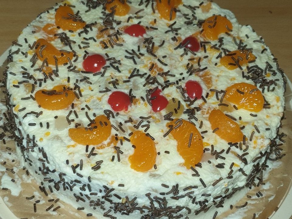 Schnelle Mandarinen Sahne Torte Chefkoch