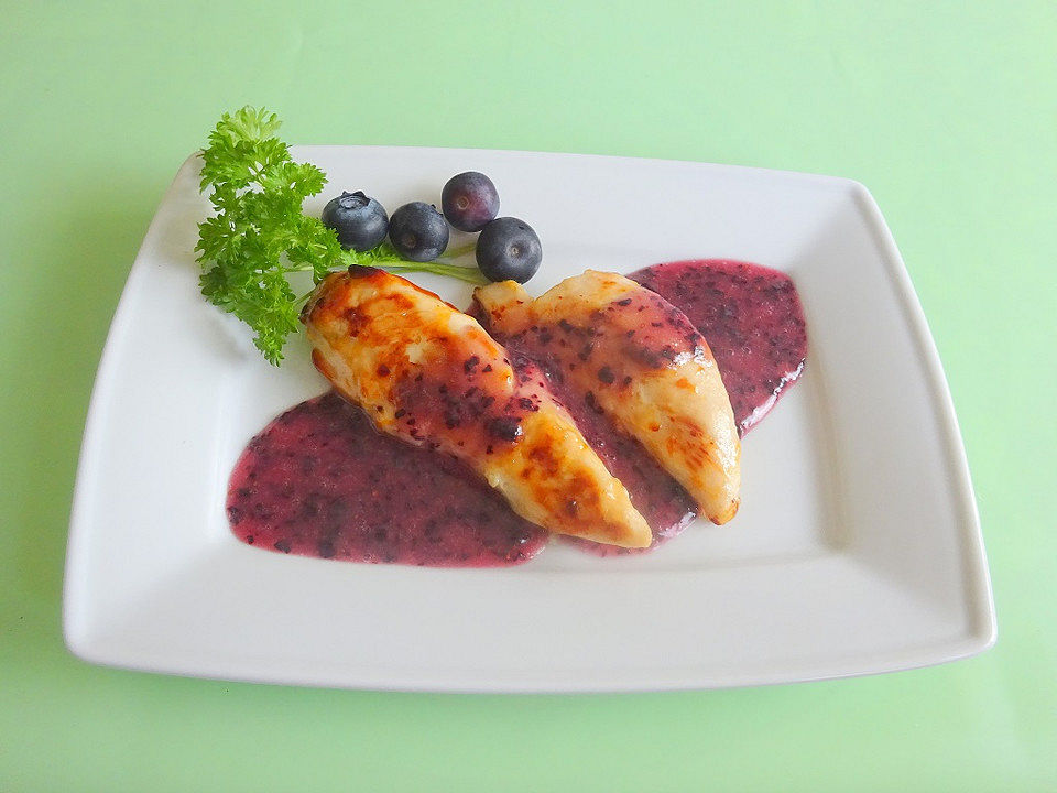 Putengeschnetzeltes in Blaubeer-Senf-Sauce von josi_kochbienchen| Chefkoch