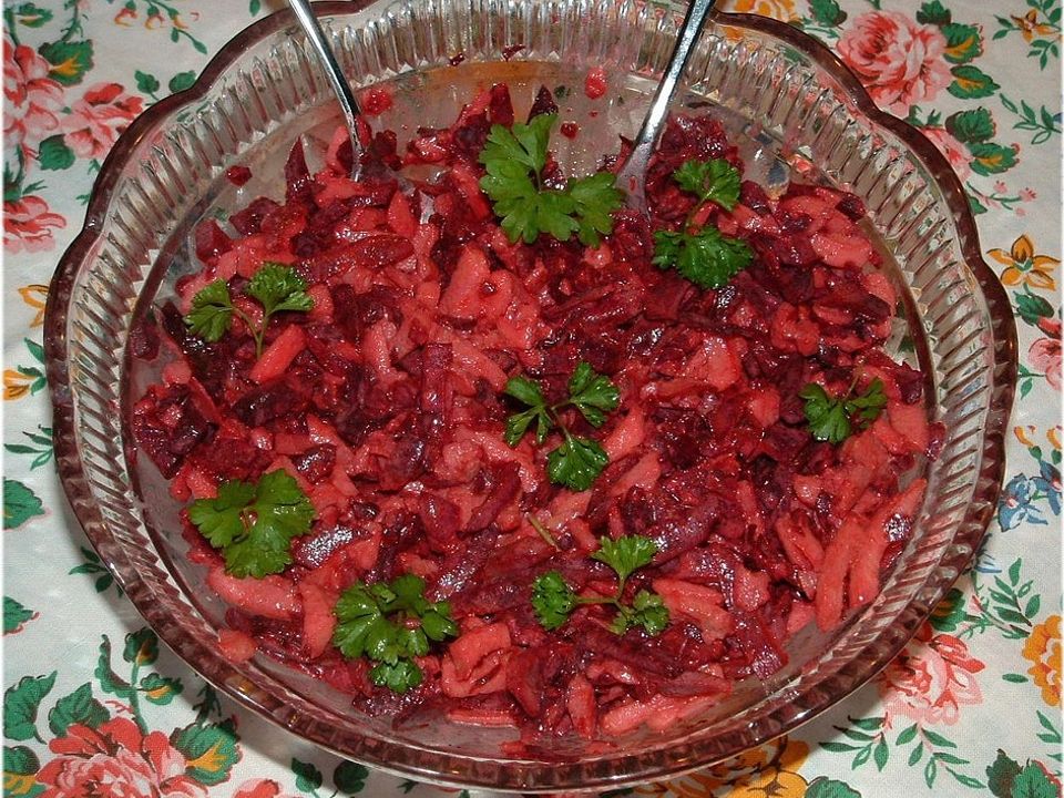 Rote Bete Salat mit Apfel von SarahLH| Chefkoch