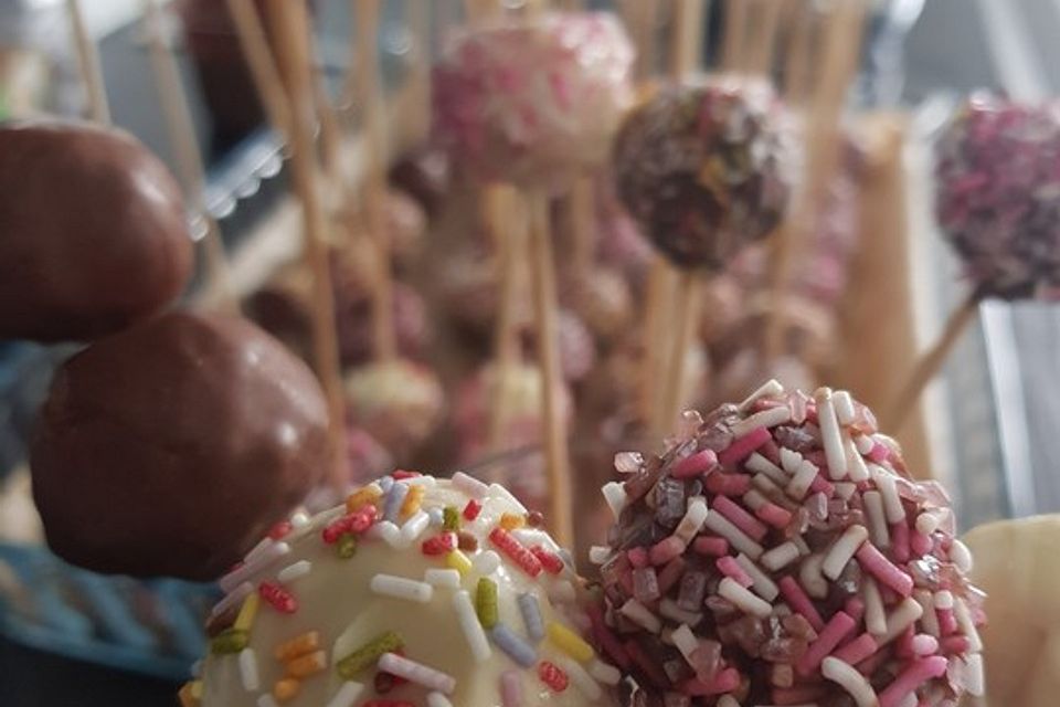 Schnelle Cake-Pops ohne Backen