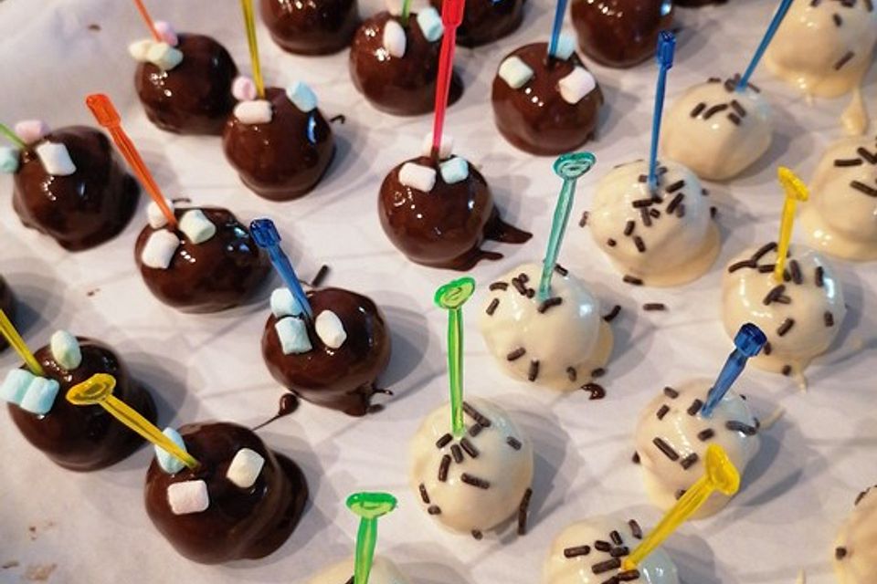 Schnelle Cake-Pops ohne Backen