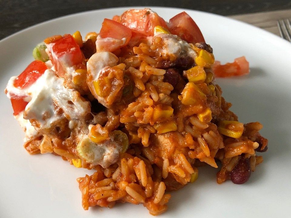 Reistopf mit Kidneybohnen, Paprika und Tomaten von Sivacasa| Chefkoch
