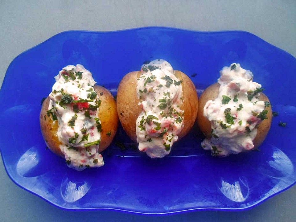 Folienkartoffeln mit Kräuter-Paprikaquark von movostu| Chefkoch