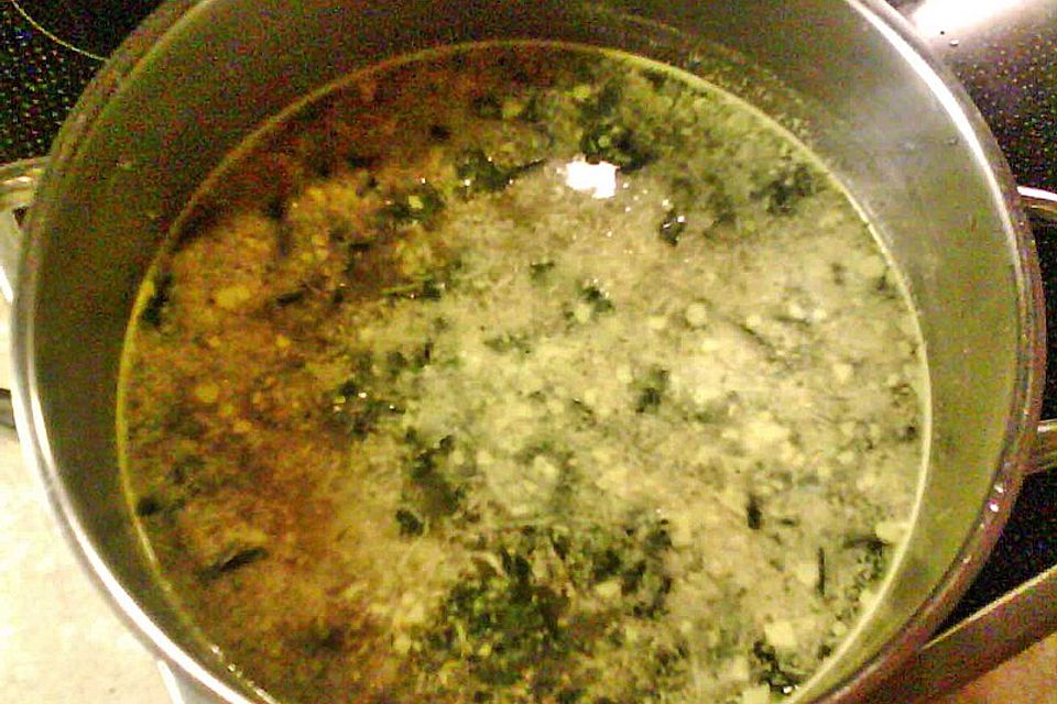 Seetang-Ingwer-Krabben-Suppe Seetang-Ingwer-Krabben-Suppe