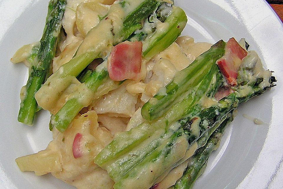 Spargel-Kartoffelauflauf