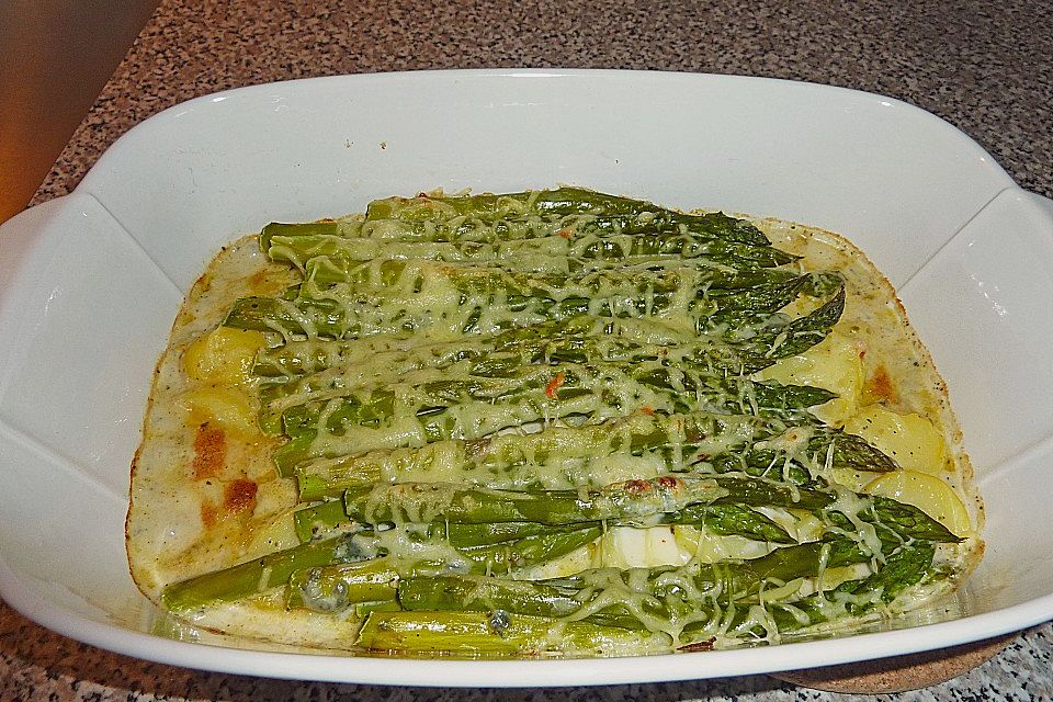 Spargel-Kartoffelauflauf