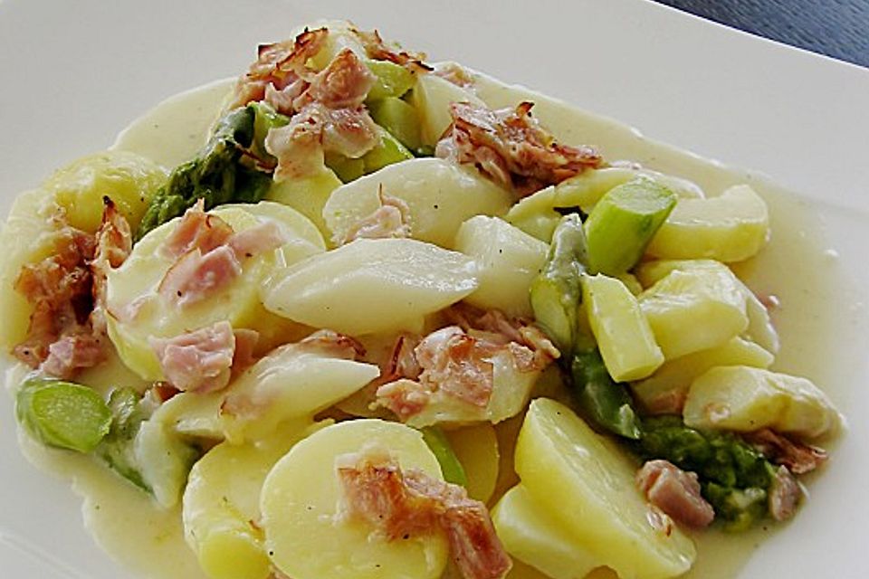 Spargel-Kartoffelauflauf