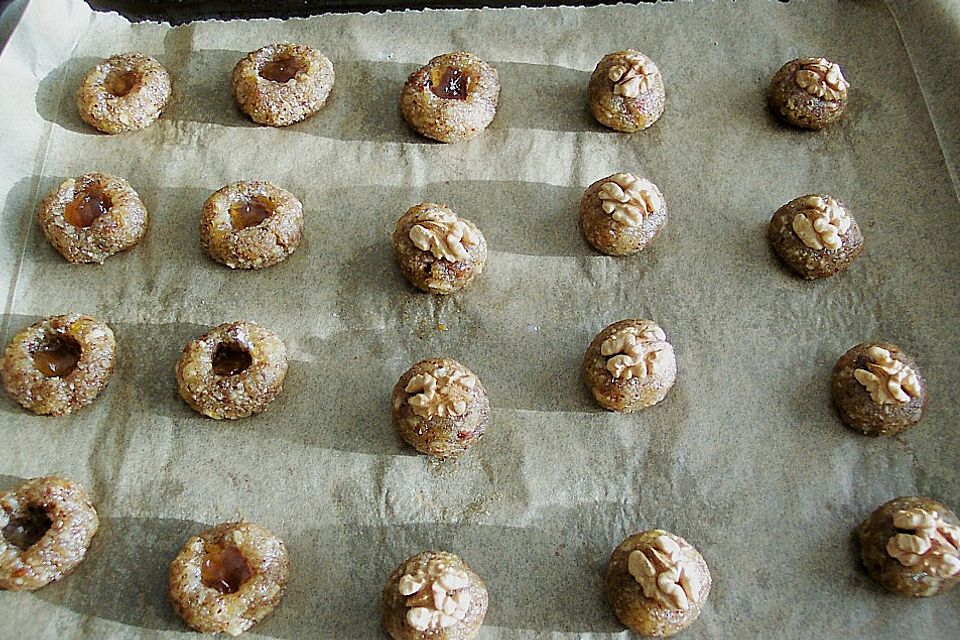 Lebkuchenplätzchen ohne Mehl