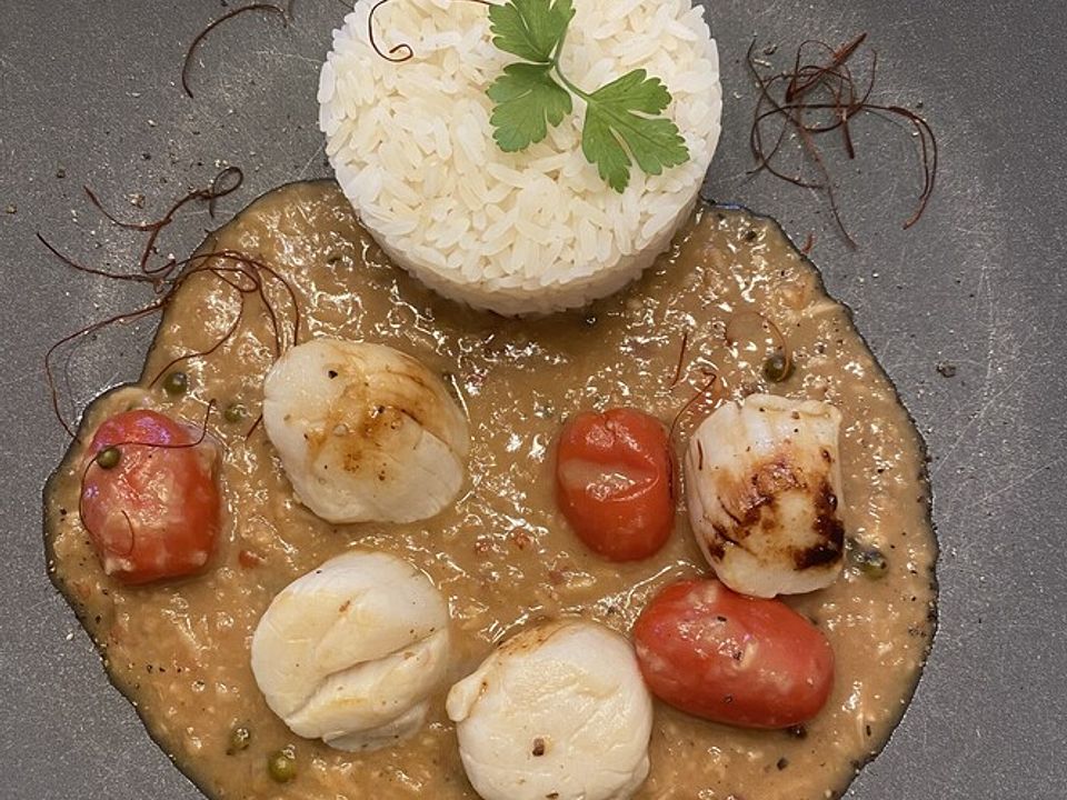 Jakobsmuscheln auf Meerrettich-Pfeffersauce von agnusdie| Chefkoch