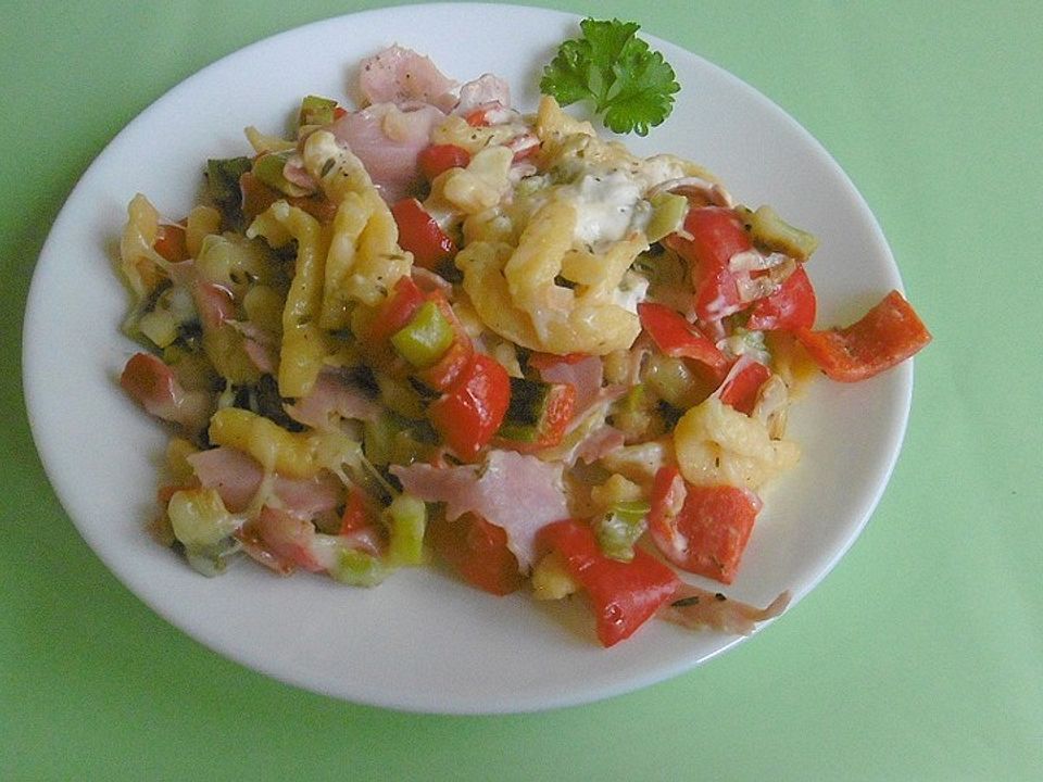 Paprika-Spätzle-Pfanne mit Honig | Chefkoch