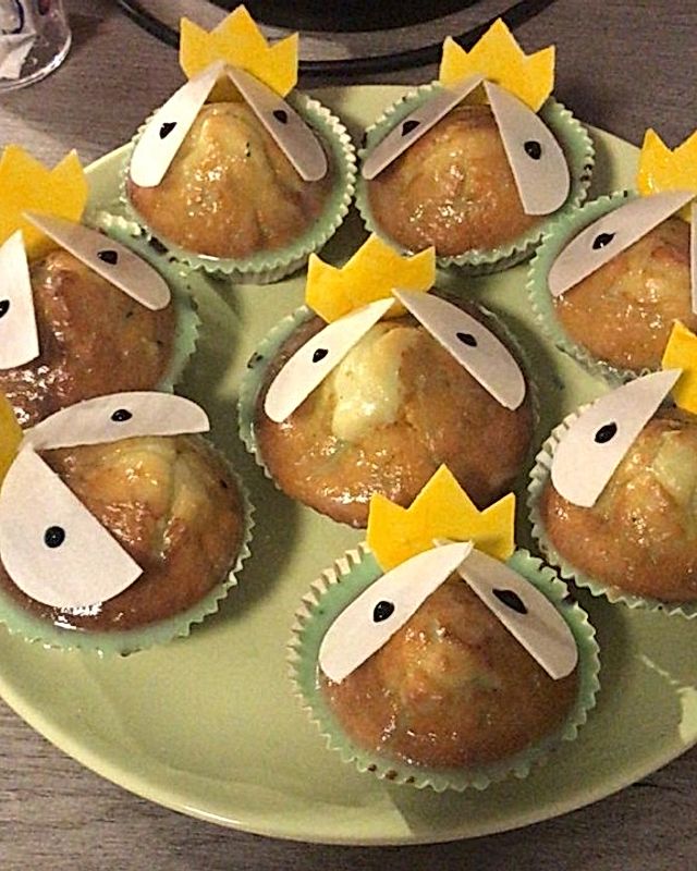 Froschkönig-Muffins für Kinder