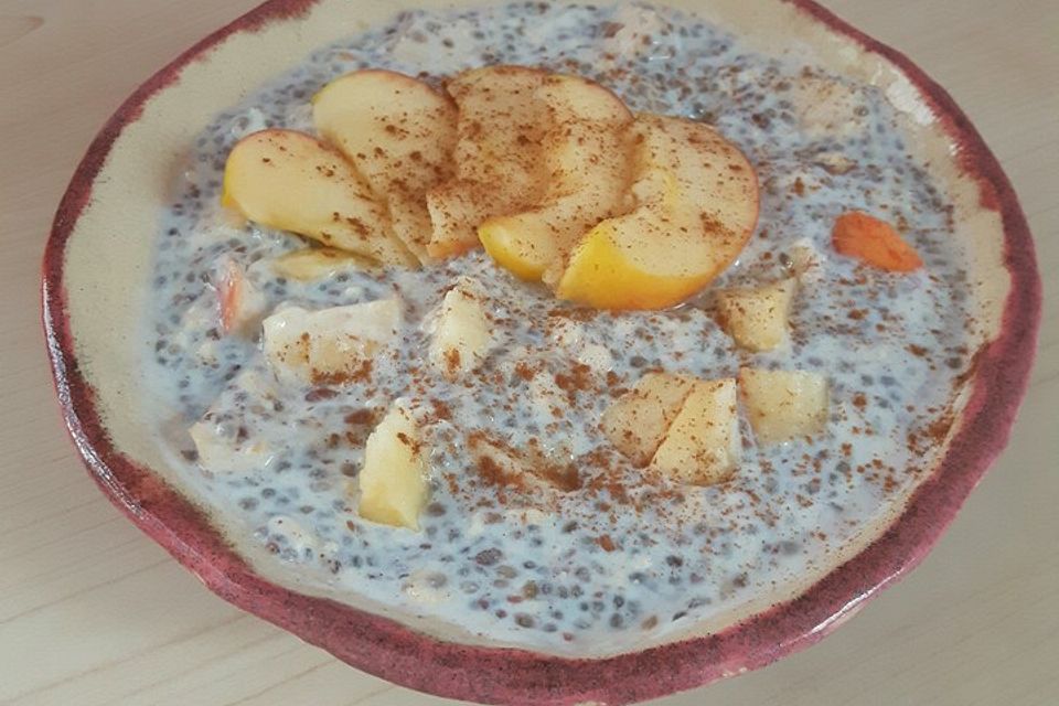 Chia-Samen-Pudding mit Obst