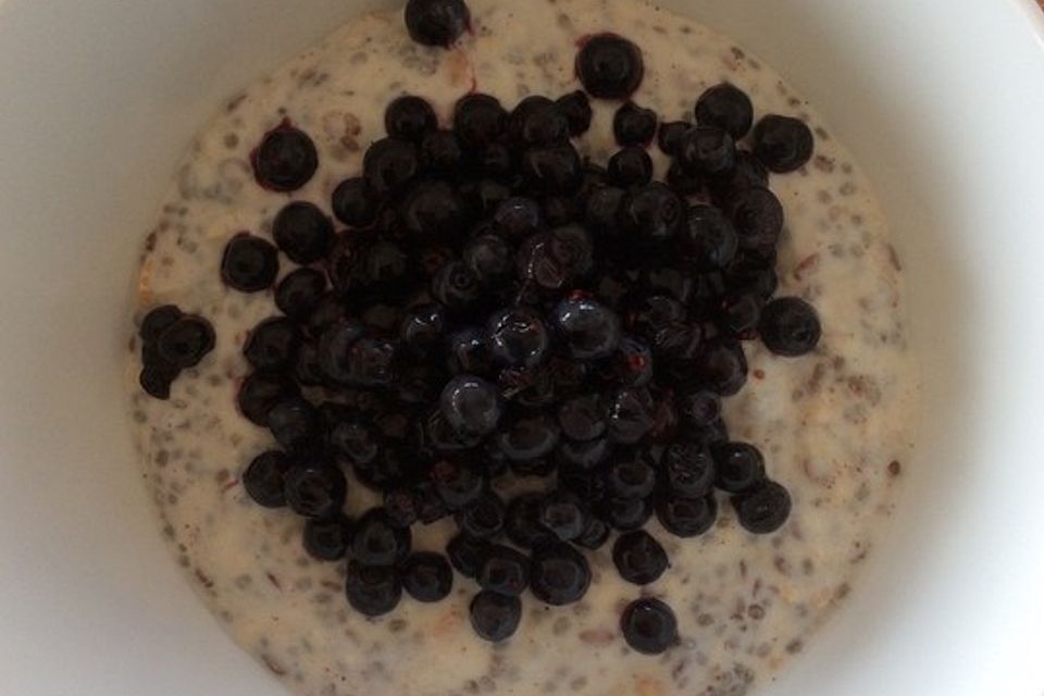 Chia-Samen-Pudding mit Obst