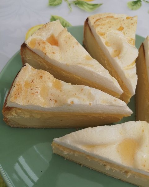 Käsekuchen mit Eischneehaube von toschitje