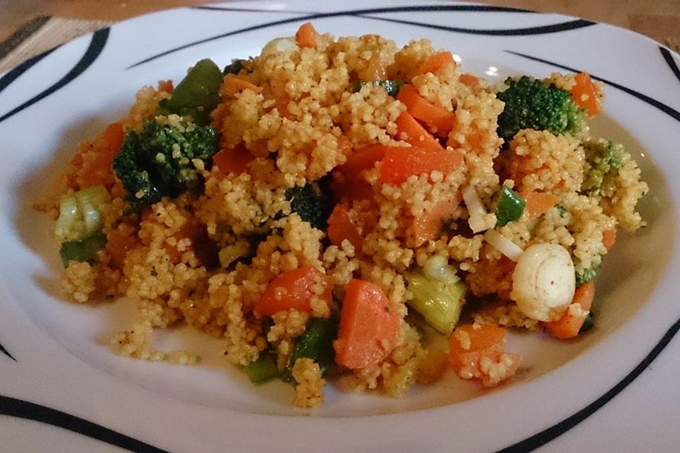 Couscous-Gemüse-Curry