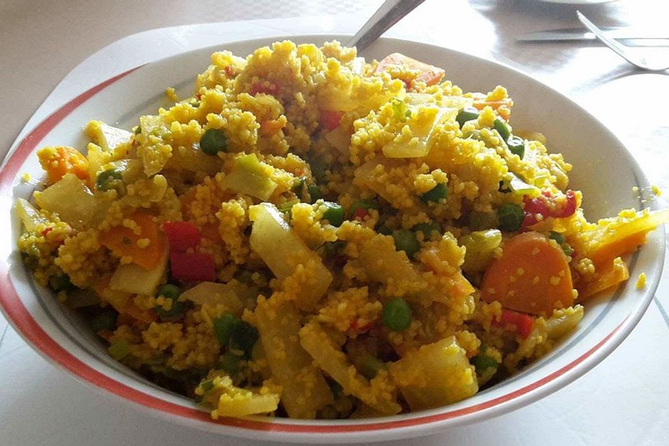 Couscous-Gemüse-Curry