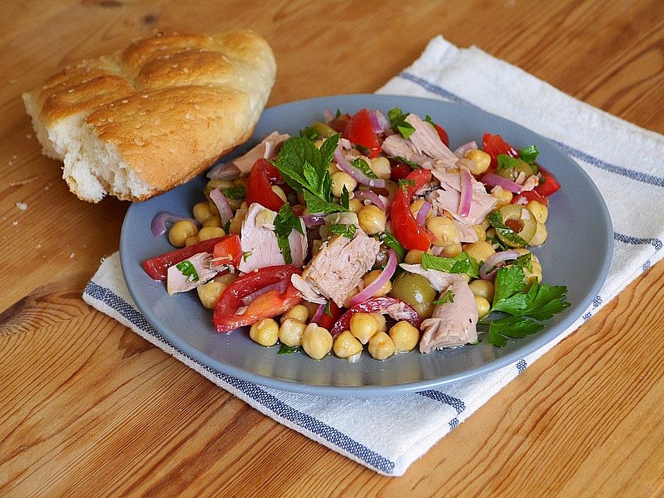 Kichererbsen-Thunfisch-Salat von phase58| Chefkoch