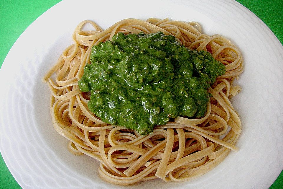 Hackfleischspinatsauce