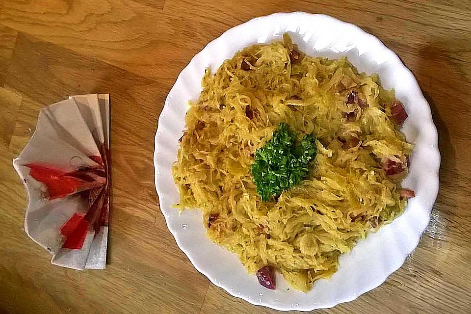 Sauerkraut nach bürgerlicher Art