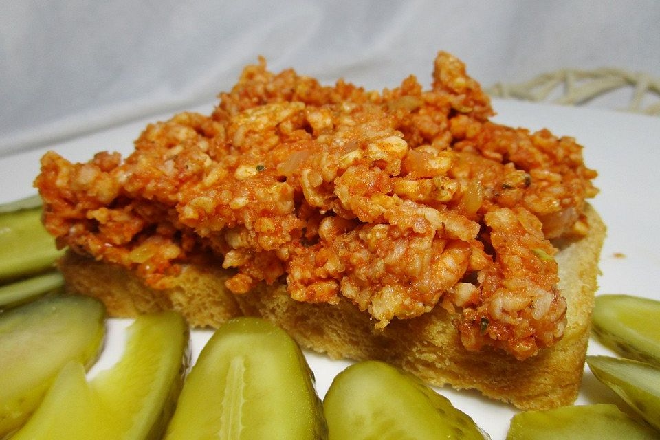 Veganes Zwiebel-Mett