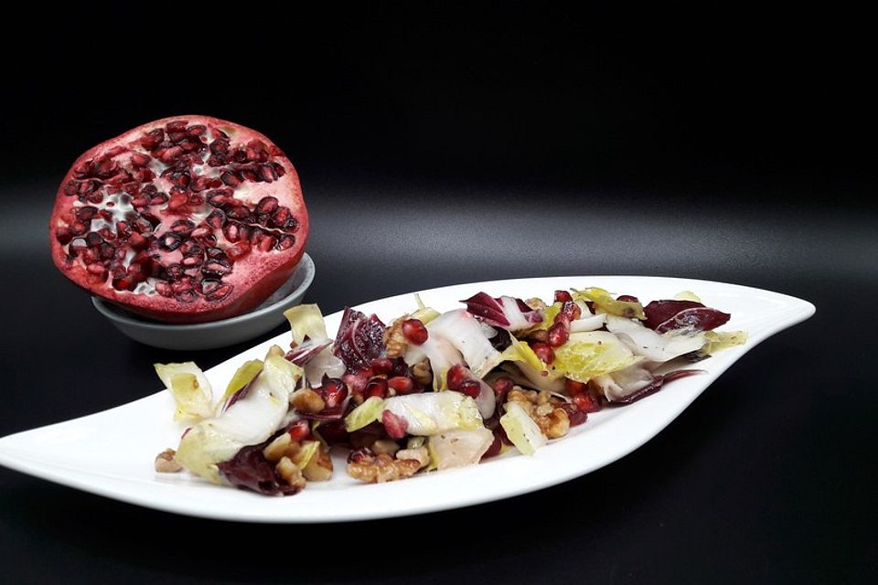 Fenchel-Chicorée-Radicchio-Salat