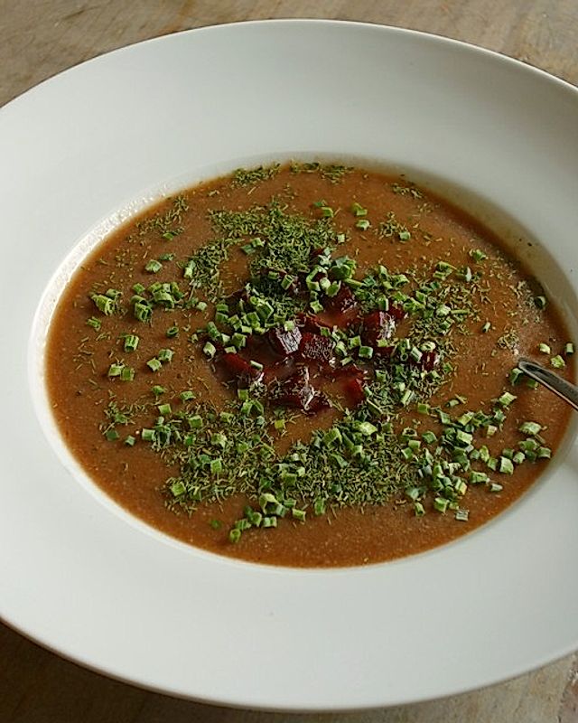 Rote-Bete-Buttermilch-Suppe